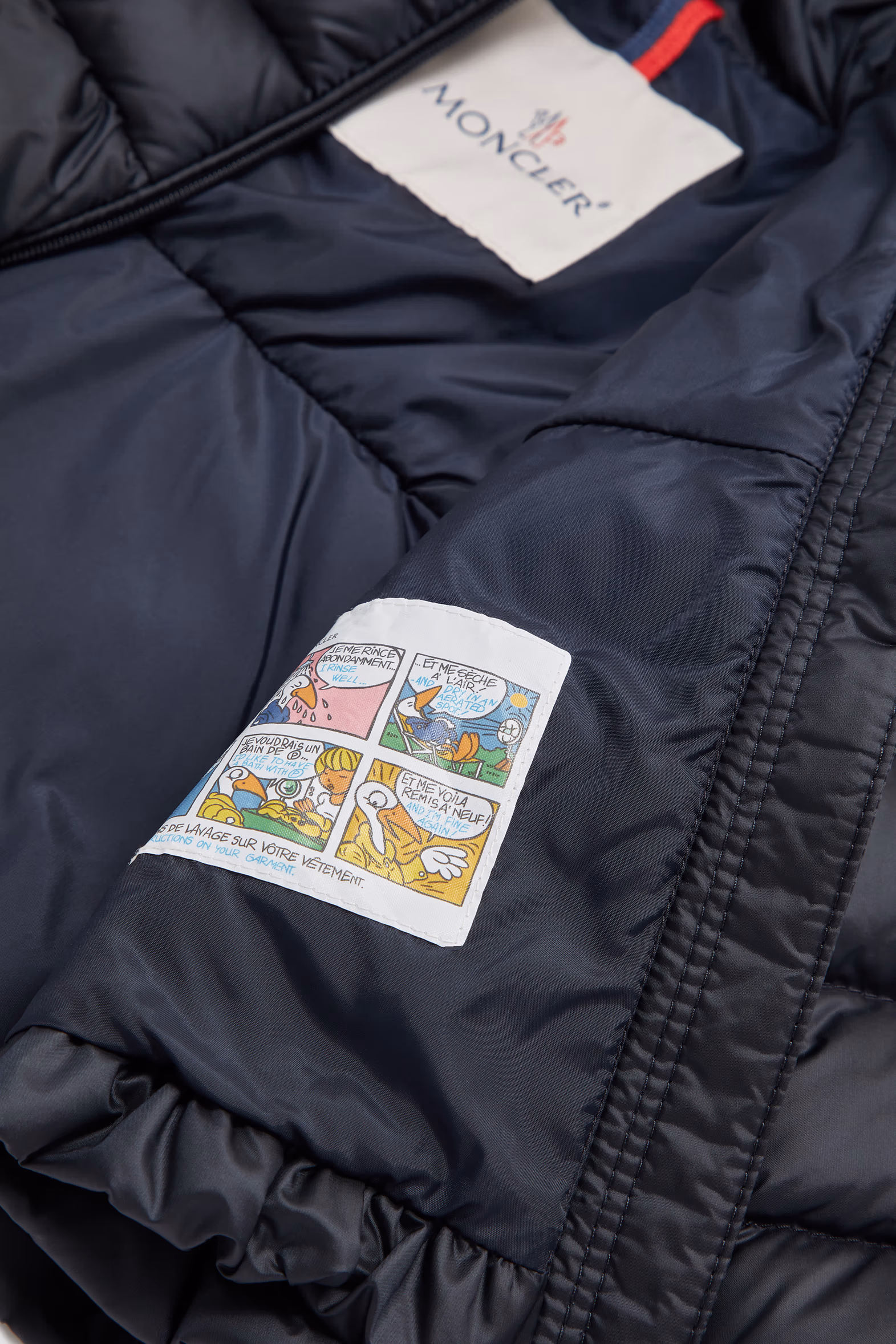 Doudoune à capuche Odile Fille Bleu Nuit Moncler 6